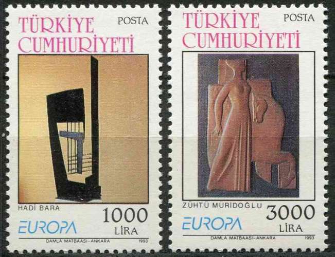 TURQUIE 1993 NEUF** MNH N° 2732 2733 europa