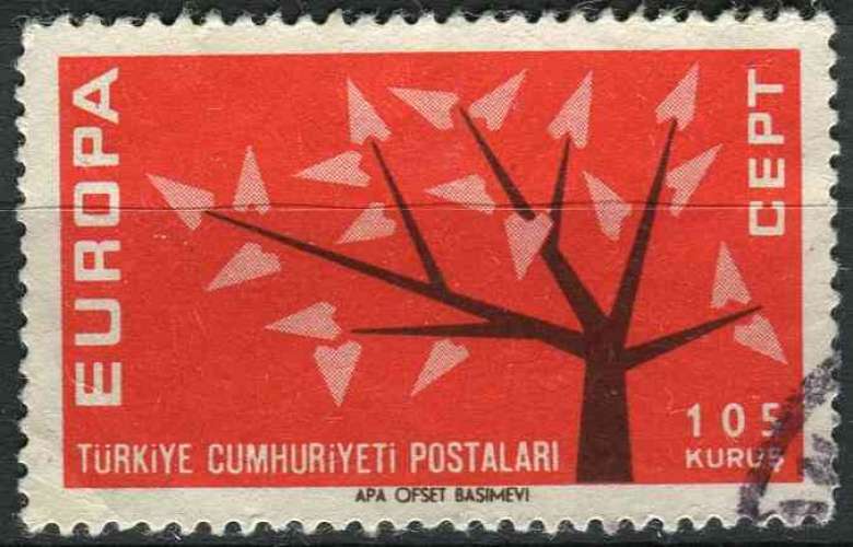 TURQUIE 1962 OBLITERE N° 1628 europa