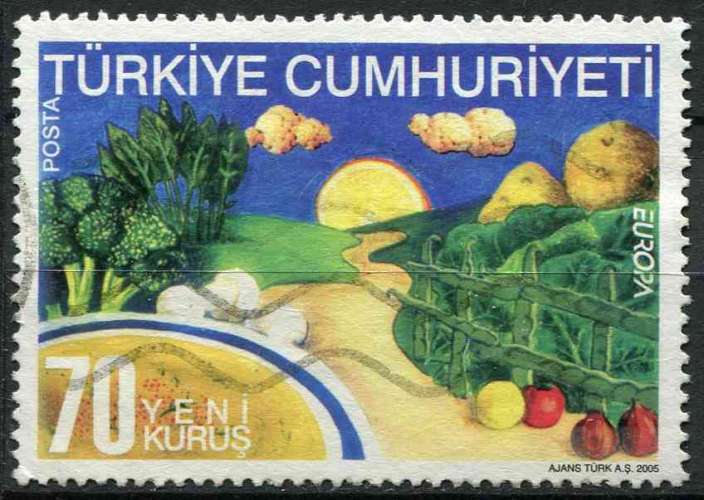 TURQUIE 2005 OBLITERE N° 3167 europa