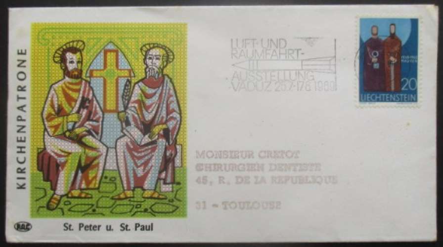 LIECHTENSTEIN FDC de 1969