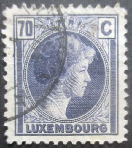 LUXEMBOURG N°249 Charlotte oblitéré 