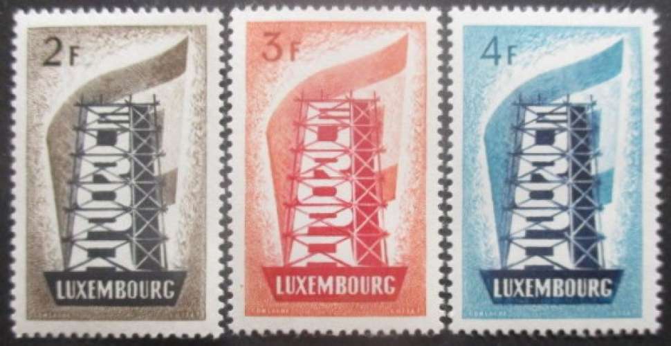 LUXEMBOURG série N°514 au 516 neuf ** cote 600€