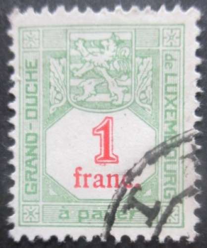 LUXEMBOURG taxe N°16 oblitéré 