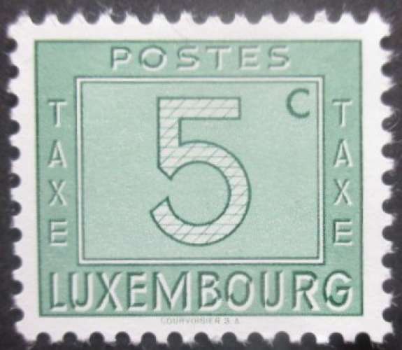 LUXEMBOURG taxe N°23 neuf ** cote 1€