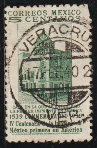 MEXIQUE 1939 - Y&T N° 538