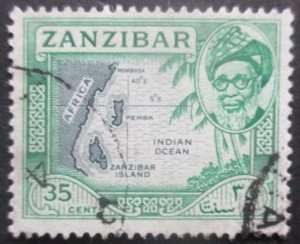 ZANZIBAR N°230 oblitéré 