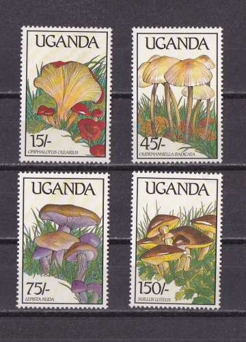 OUGANDA  Y/T  n° 571/574   neuf **    1989