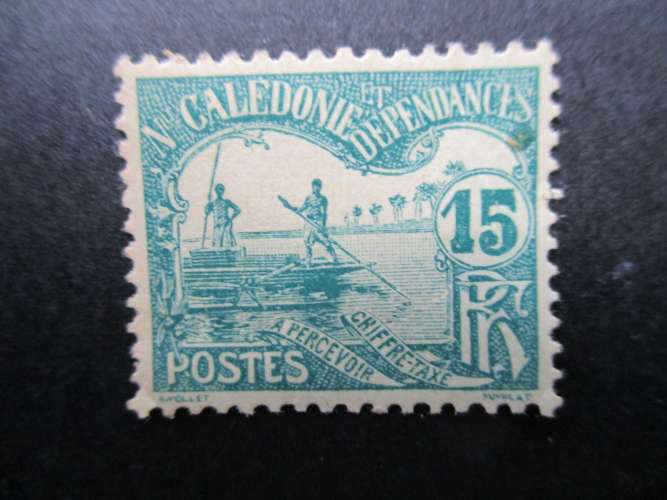 Nouvelle -Calédonie y & t taxe 18 * 1906