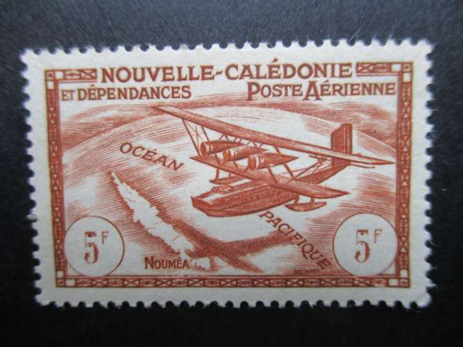 Nouvelle -Calédonie y & t poste aérienne 41 * 1942