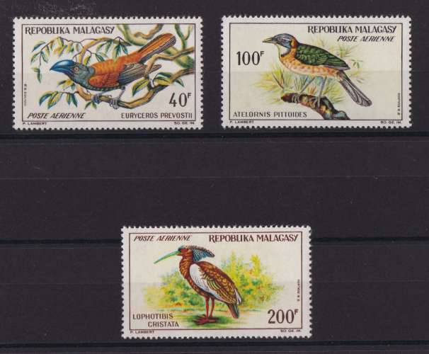 MADAGASCAR   Y/T   PA n° 89/91    neuf *    1963