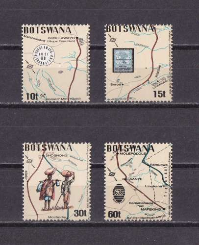 BOTSWANA   Y/T  n° 583/586   neuf **    1988