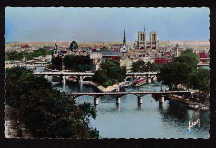 France Cpsm Paris en flânant la Cité et les ponts