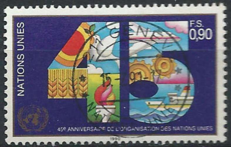 Nations Unies (Genève) - 1990 - Y & T n° 192 - O.