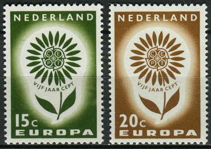 PAYS BAS 1964 NEUF** MNH N° 801 802 europa