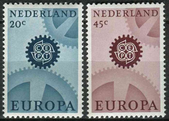 PAYS BAS 1967 NEUF** MNH N° 850 851 europa