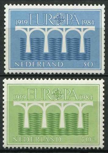 PAYS BAS 1984 NEUF** MNH N° 1221 1222 europa