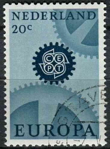 PAYS BAS 1967 OBLITERE N° 850 europa