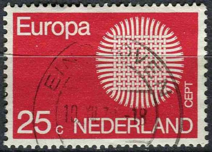 PAYS BAS 1970 OBLITERE N° 914 europa