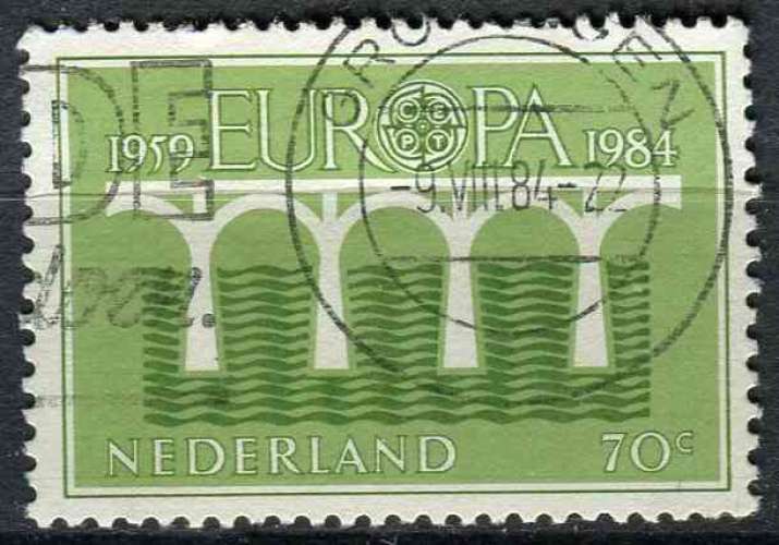 PAYS BAS 1984 OBLITERE N° 1222 europa