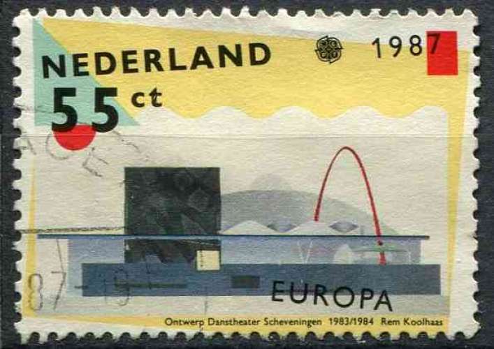 PAYS BAS 1987 OBLITERE N° 1288 europa