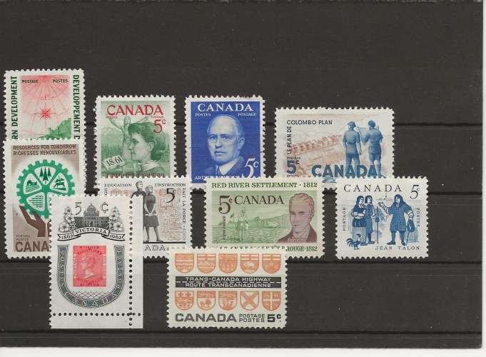 CANADA - LOT DE TIMBRES NEUFS