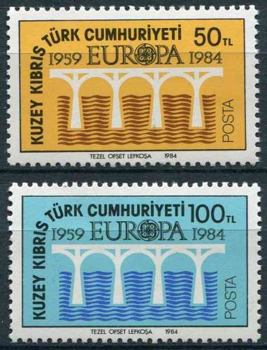 CHYPRE TURC 1984 NEUF** MNH N° 127 128 europa