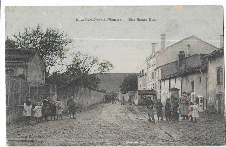 BLENOD les PONTS à MOUSSON: rue Sainte Eve - Radé édit 