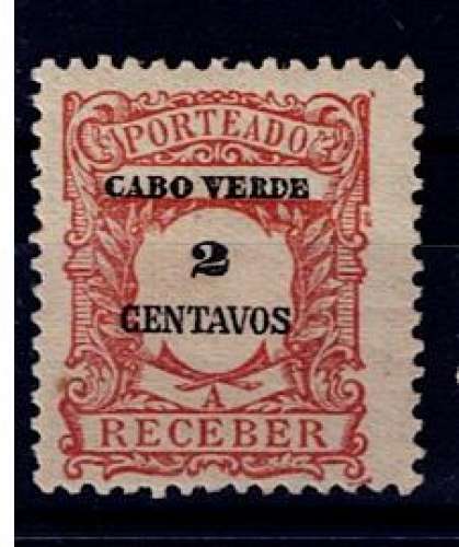 PORTUGAL CAP-VERT 1921 - TAXE YT 23 MH.