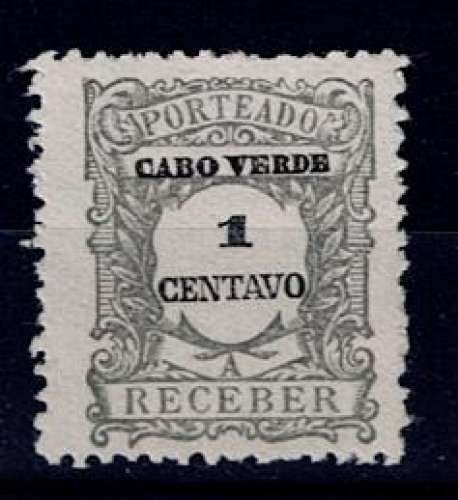 PORTUGAL CAP-VERT 1921 - TAXE YT 22 MH.