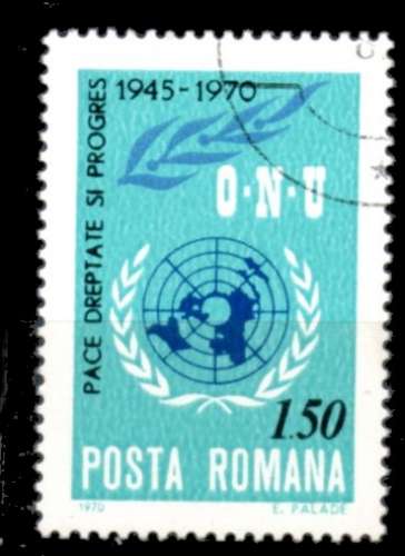 Roumanie Yvert N°2570 Oblitéré 1970 ONU