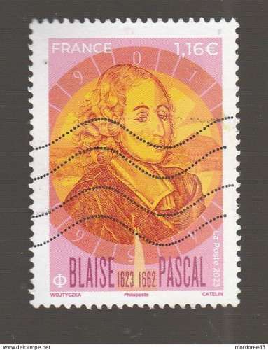 FRANCE 2023 BLAISE PASCAL YT 5695 OBLITERE