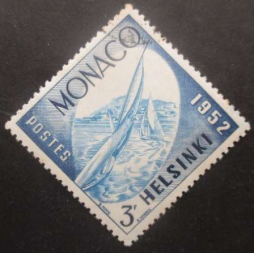 MONACO N°388 Jeux olympiques d'Helsinki 1952 oblitéré