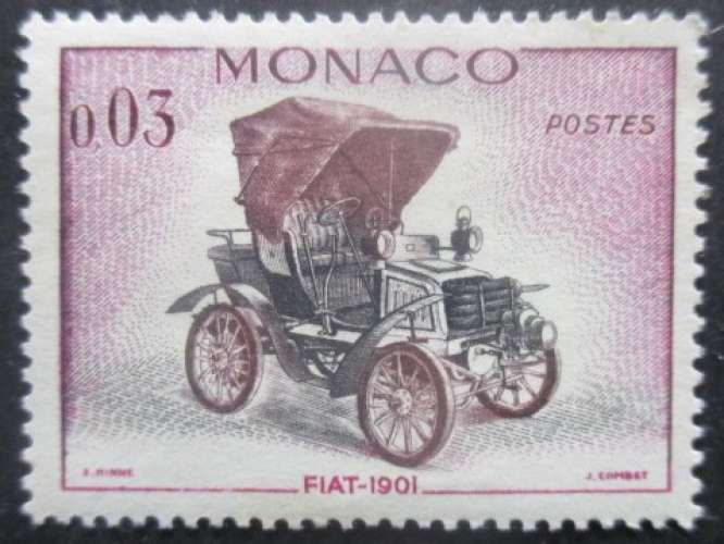 MONACO N°559 Fiat de 1901 neuf **