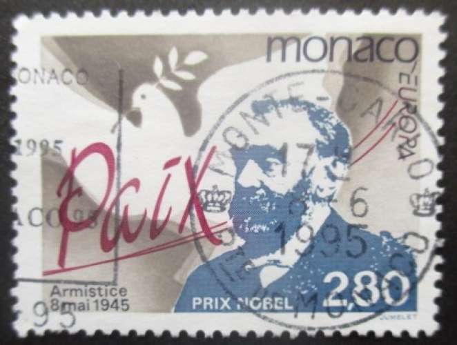 MONACO N°1987 Europa oblitéré