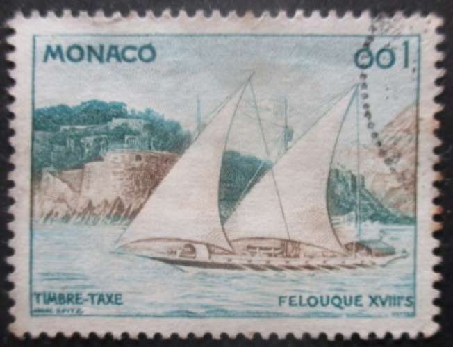 MONACO taxe N°56 oblitéré