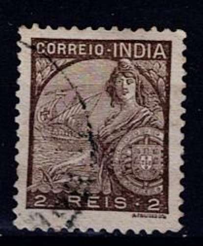 PT INDE PORTUGAISE 1933 - YT 355 OBLITÉRÉ.