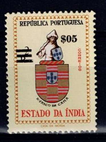 PT INDE PORTUGAISE 1959 - YT 518 MH SURTAXÉ.