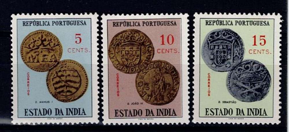 PT INDE PORTUGAISE 1959 - YT 534 535 536 MH.