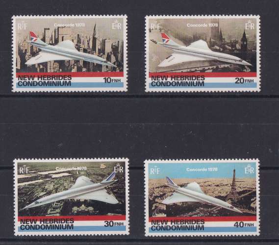 NOUVELLES-HEBRIDES  Y/T   n° 531/534   neuf **   1978