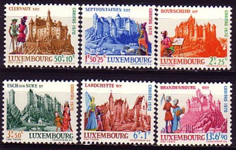 Luxembourg** 1970  Y&T  764/69  N**