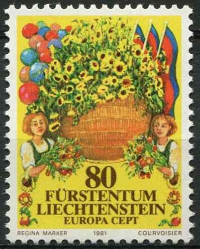 LIECHTENSTEIN 1981 NEUF** MNH N° 706 europa