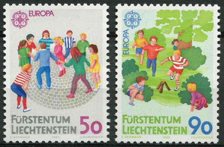 LIECHTENSTEIN 1989 NEUF** MNH N° 901 902 europa