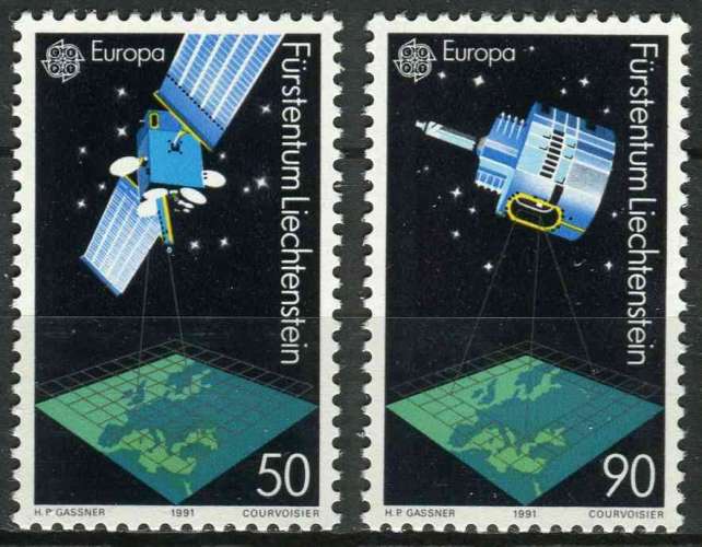 LIECHTENSTEIN 1991 NEUF** MNH N° 952 953 europa