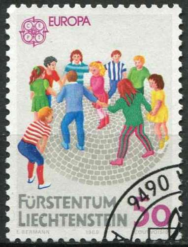 LIECHTENSTEIN 1989 OBLITERE N° 901 europa