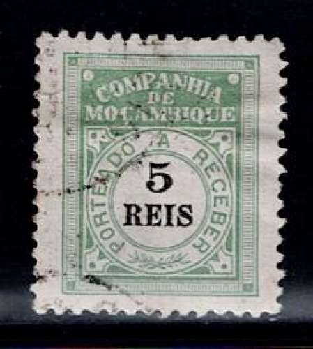 PORTUGAL CIE DU MOZAMBIQUE 1906 - TAXE YT 1 OBLITÉRÉ.