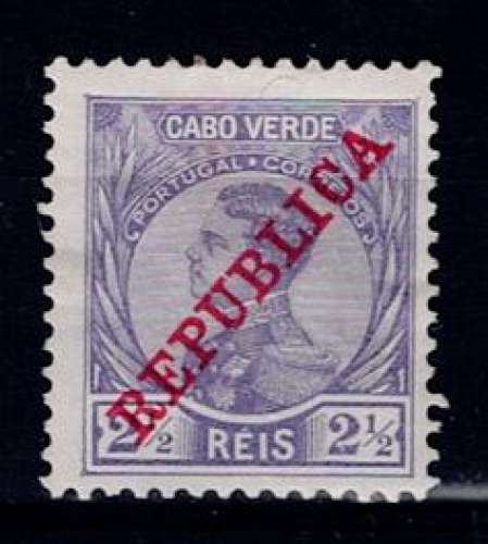 PORTUGAL CAP-VERT 1912 - YT 101 MH SURCHARGÉ 