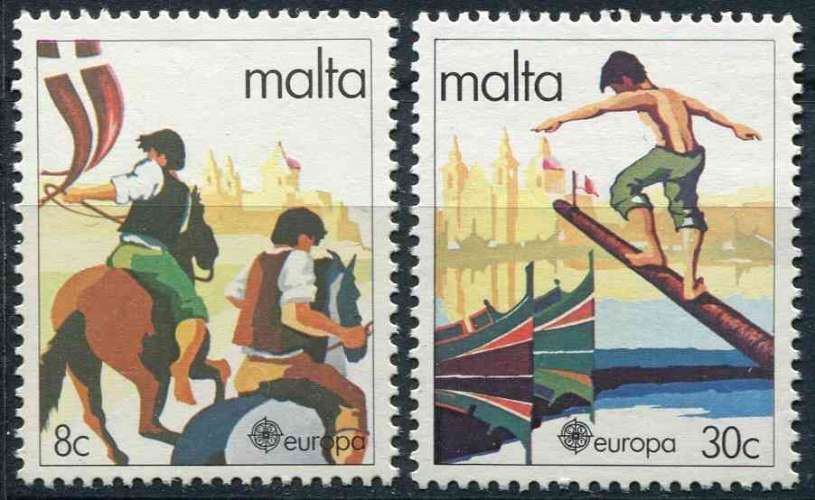 MALTE 1981 NEUF** MNH N° 616 617 europa