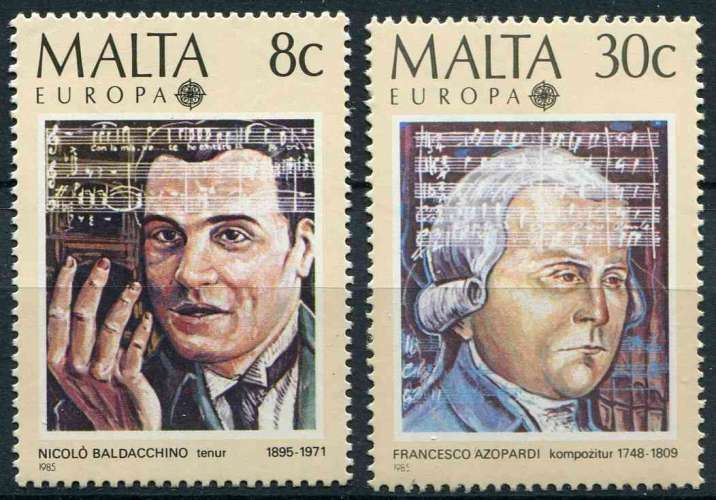 MALTE 1985 NEUF** MNH N° 707 708 europa