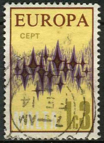 MALTE 1972 OBLITERE N° 452 europa