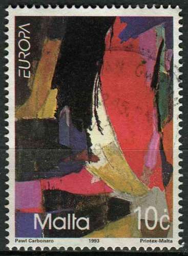 MALTE 1993 OBLITERE N° 883 europa